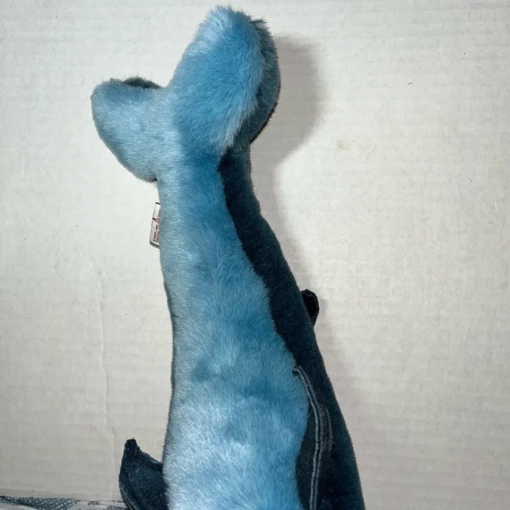 Gund 1986 Vintage‎ Blue Bottle Nosed Dolphin Stuffed Plush Stuffed Animal